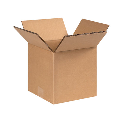 Double wall corrugated cardboard cube shipping box for heavy-duty packing and storage