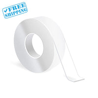 TAPE DOUBLE SIDE MULTIPURPOSE REMOVABLE ADHESIVE TRANSPARENT HEAVY DUTY 1.18in X 10 ft