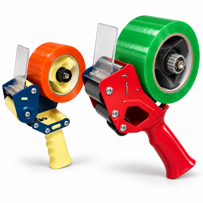 Heavy-Duty Tape Dispenser with Roller – 2" & 3" Sizes