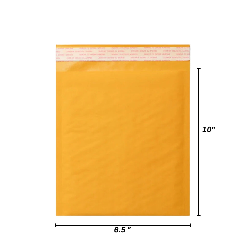 Kraft Bubble Mailers – Self-Seal Padded Envelopes, Multiple Sizes