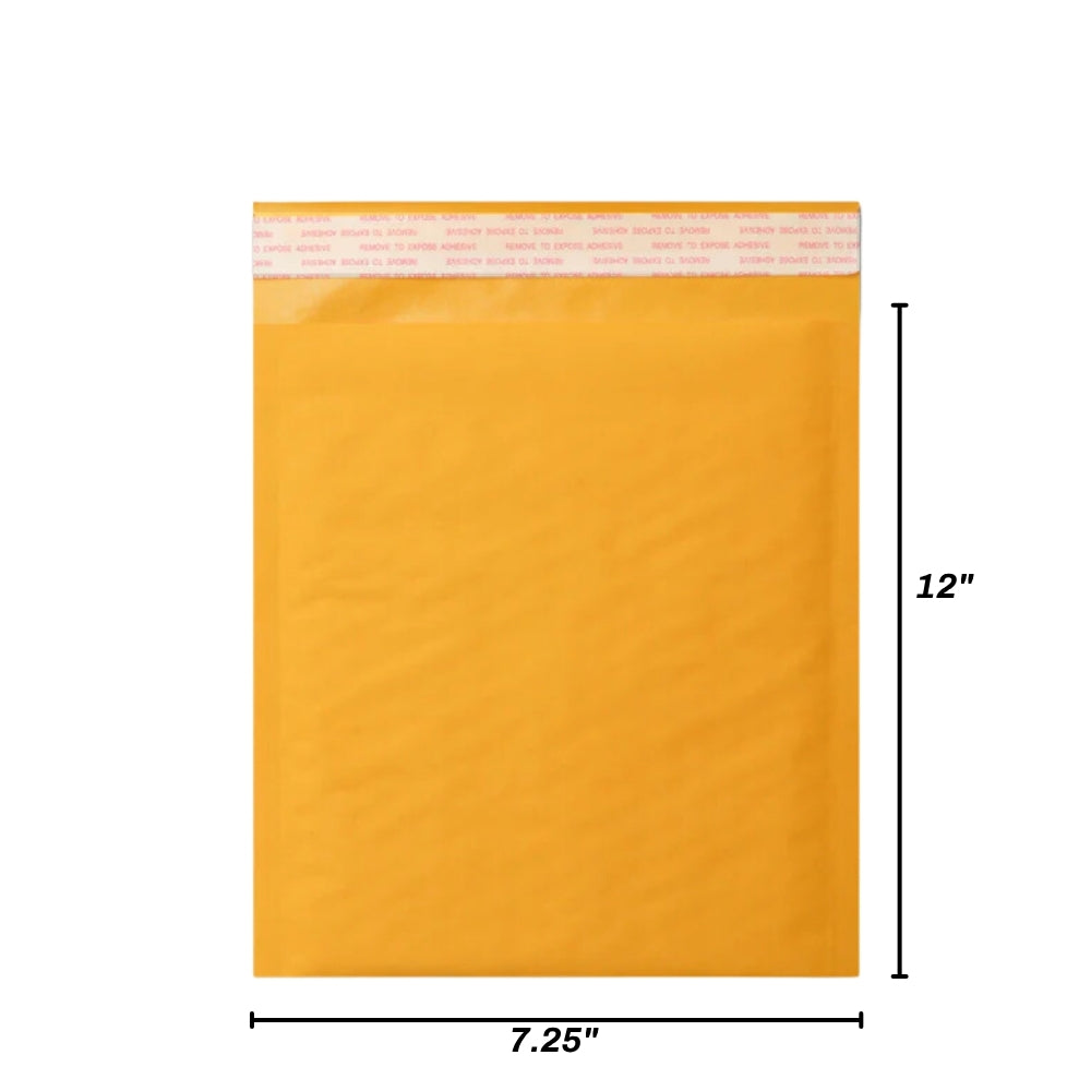 Kraft Bubble Mailers – Self-Seal Padded Envelopes, Multiple Sizes