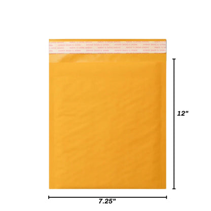 Kraft Bubble Mailers – Self-Seal Padded Envelopes, Multiple Sizes