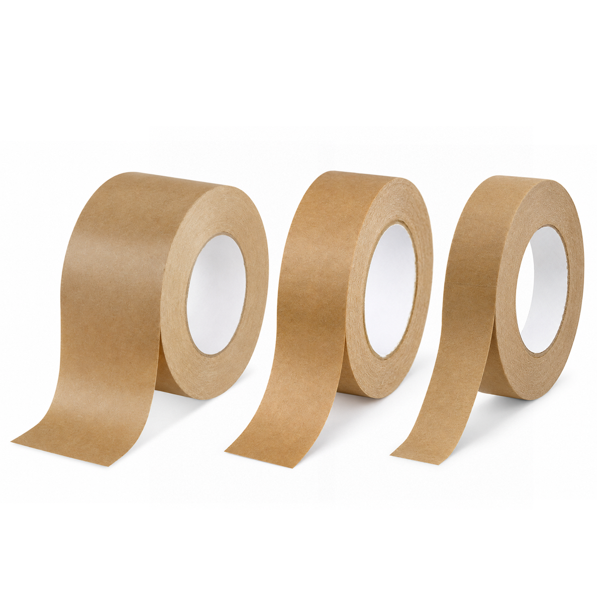 Kraft Flatback Tape 60 Yds | Brown Paper Tape | Multiple Widths