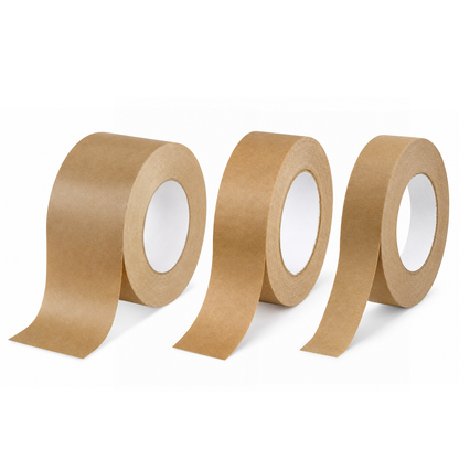 Kraft Flatback Tape 60 Yds | Brown Paper Tape | Multiple Widths