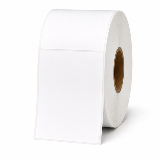 LABEL: DIRECT THERMAL | 4X6" CORE 3" | 4 ROLLS X 1000 LABELS = 4000 LABELS - Warehouse Instant Supplies LLC