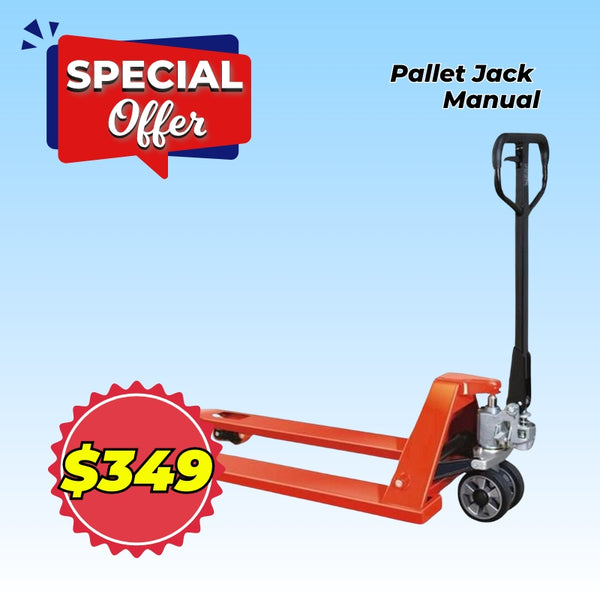 Pallet Jack - Cap. 5500 lbs. - Warehouse Instant Supplies LLC