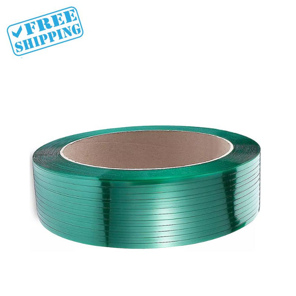 POLY STRAPPING |  1/2X7200' | 0.20 THICKNESS | 600 BREACK| GREEN