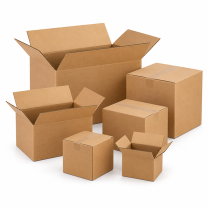 Single Wall Corrugated Shipping Boxes – Multiple Sizes