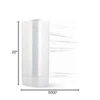 STRETCH FILM MACHINE | 20"X5000' | 70 GAUGE | CLEAR