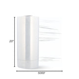 STRETCH FILM MACHINE | 20"X5000' | 70 GAUGE | CLEAR