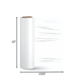STRETCH FILM | CLEAR | 80 GAUGE | 18"X1000' | 4 ROLLS/PACK
