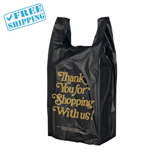 BAG SHOPPING THANK YOU JUMBO 18X11X28-500 UNITS/PACK - Warehouse Instant Supplies LLC