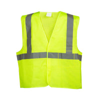 REFLECTIVE CLOTHING, DAY AND NIGHT SAFETY VEST - NEON YELLOW