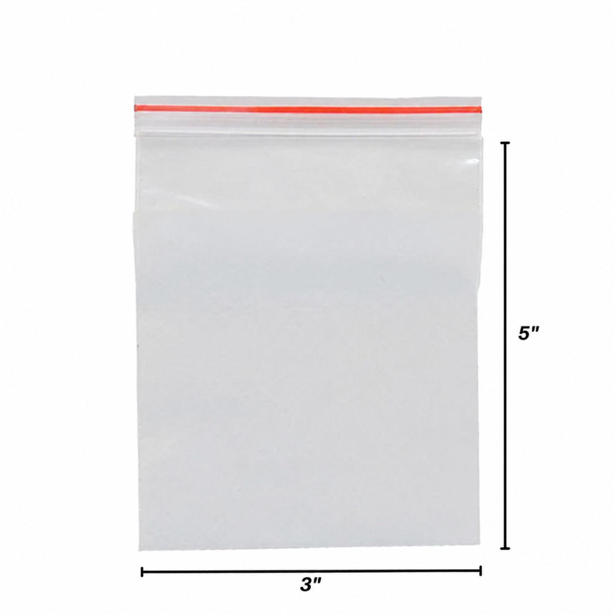 Clear Resealable Zip Bags, 2 Mil – 1,000 Bags per Pack