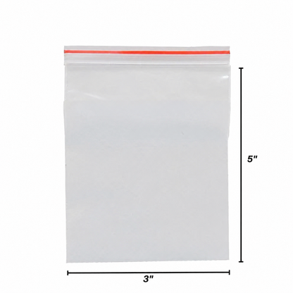 Clear Resealable Zip Bags, 2 Mil – 1,000 Bags per Pack