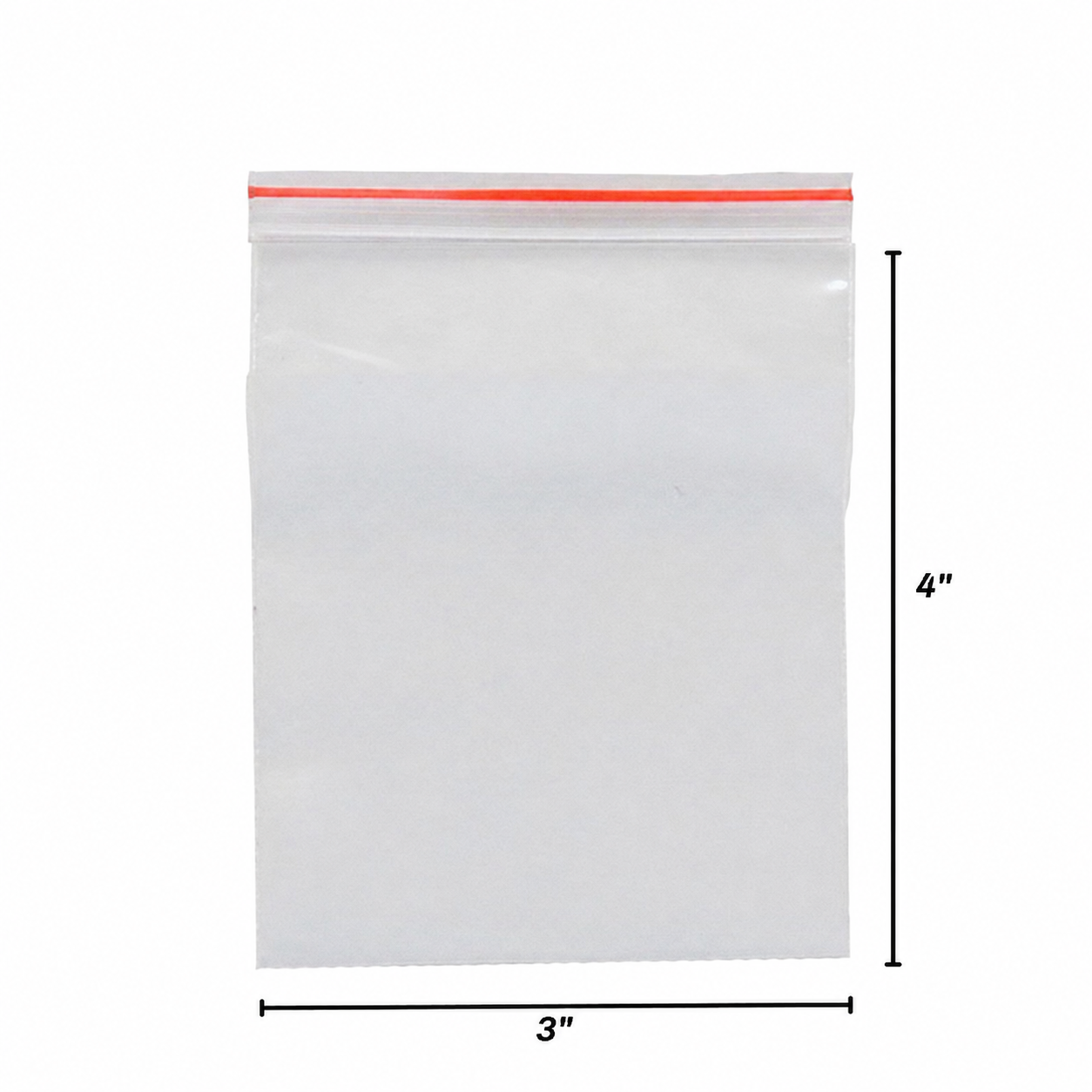 Clear Resealable Zip Bags, 2 Mil – 1,000 Bags per Pack