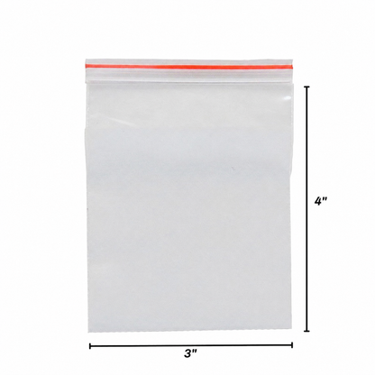 Clear Resealable Zip Bags, 2 Mil – 1,000 Bags per Pack