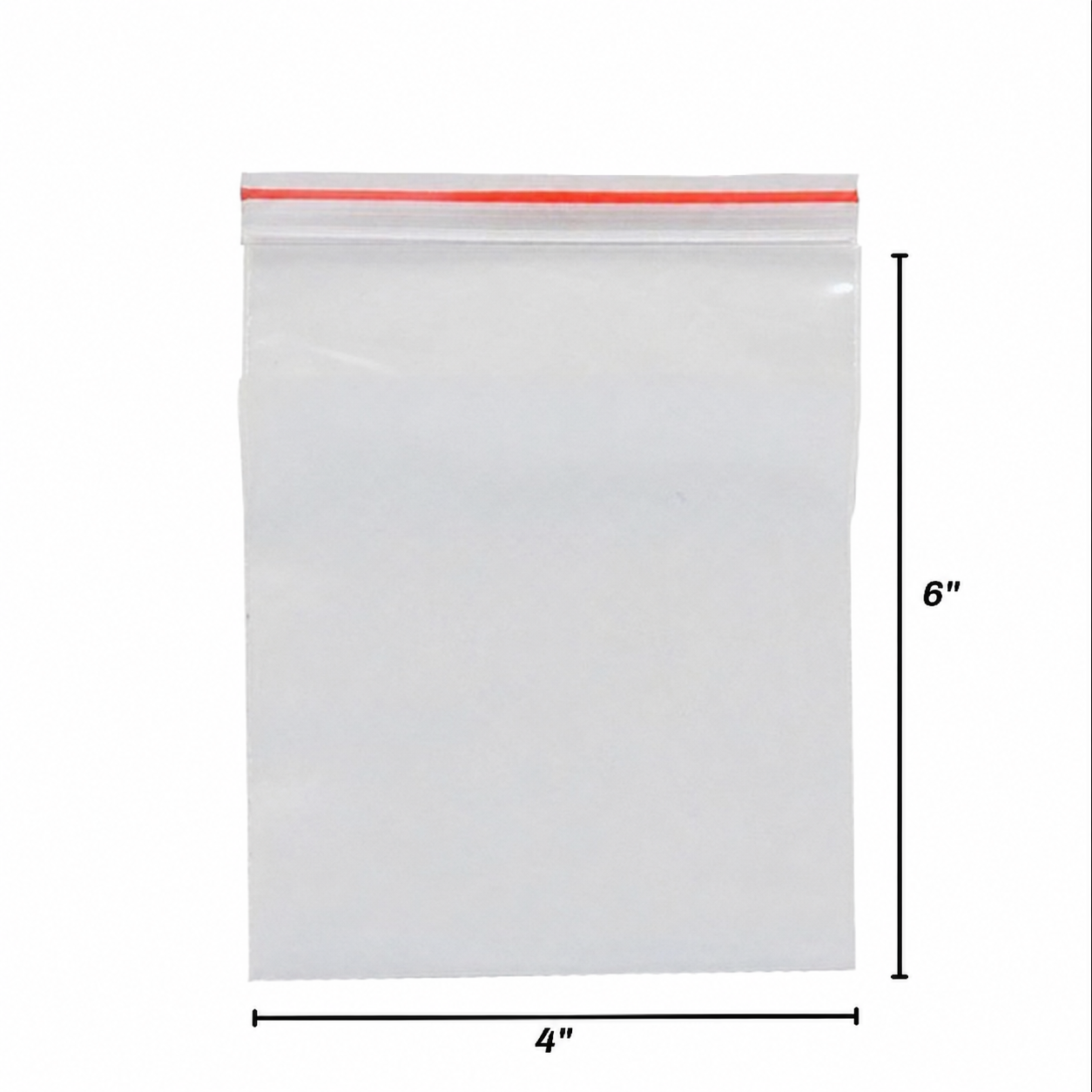 Clear Resealable Zip Bags, 2 Mil – 1,000 Bags per Pack