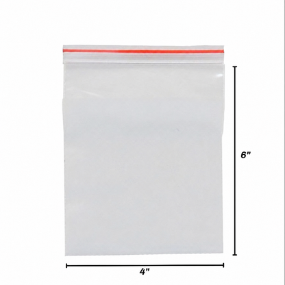 Clear Resealable Zip Bags, 2 Mil – 1,000 Bags per Pack