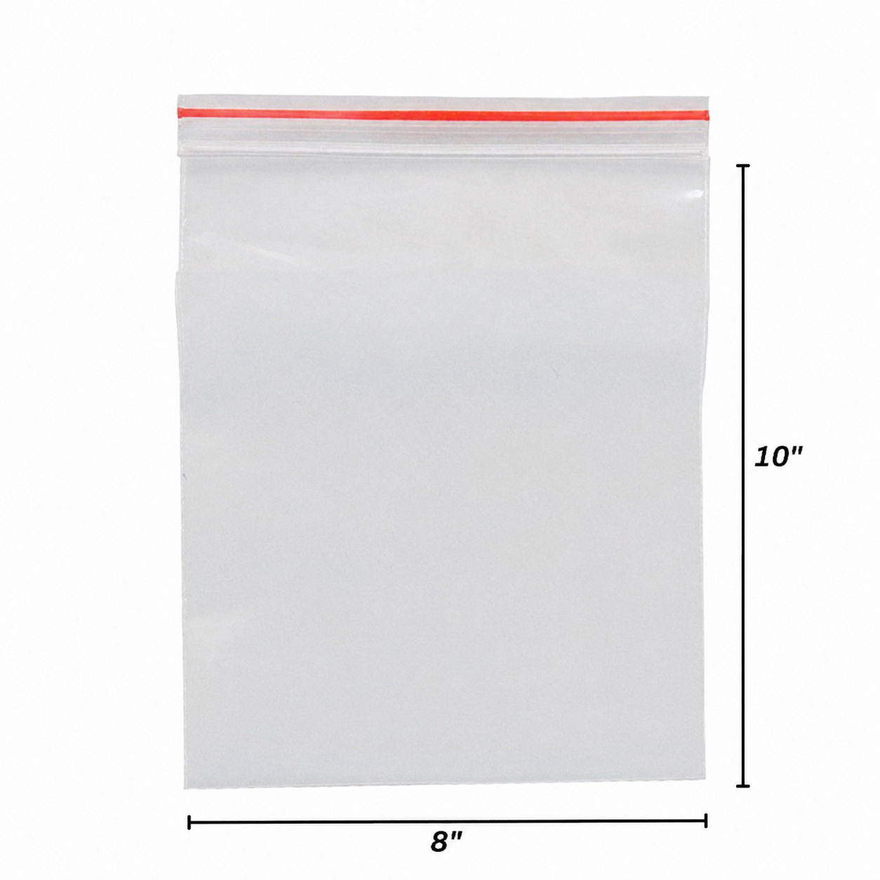 Clear Resealable Zip Bags, 2 Mil – 1,000 Bags per Pack