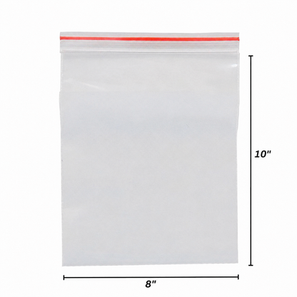 Clear Resealable Zip Bags, 2 Mil – 1,000 Bags per Pack