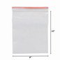 Clear Resealable Zip Bags, 2 Mil – 1,000 Bags per Pack