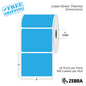 4”X3" - Direct Thermal Labels - 1” Core - 16 Rolls per Pack - 500 labels per roll - (8000 Labels) - warehouse supplies