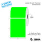 4”X5" - Direct Thermal Labels - 1” Core - 10 Rolls per Pack - 600 labels per roll - (6000 Labels) - warehouse supplies
