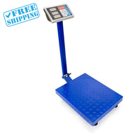 Digital Heavy Duty Shipping and Folding Postal Scale, Durable Large Platform, Industrial Grade Bench Scale - warehouse supplies