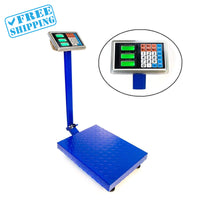 Digital Heavy Duty Shipping and Folding Postal Scale, Durable Large Platform, Industrial Grade Bench Scale - warehouse supplies