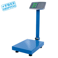 Digital Heavy Duty Shipping and Folding Postal Scale, Durable Large Platform, Industrial Grade Bench Scale - Warehouse Instant Supplies LLC