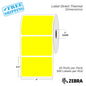 4”X2.5" - Direct Thermal Labels - 1” Core - 20 Rolls per Pack - 500 labels per roll - (10000 Labels) - warehouse supplies