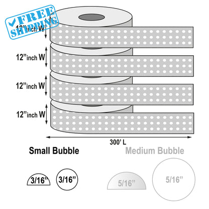 Bubble Wrap | Rolls - Warehouse Instant Supplies LLC