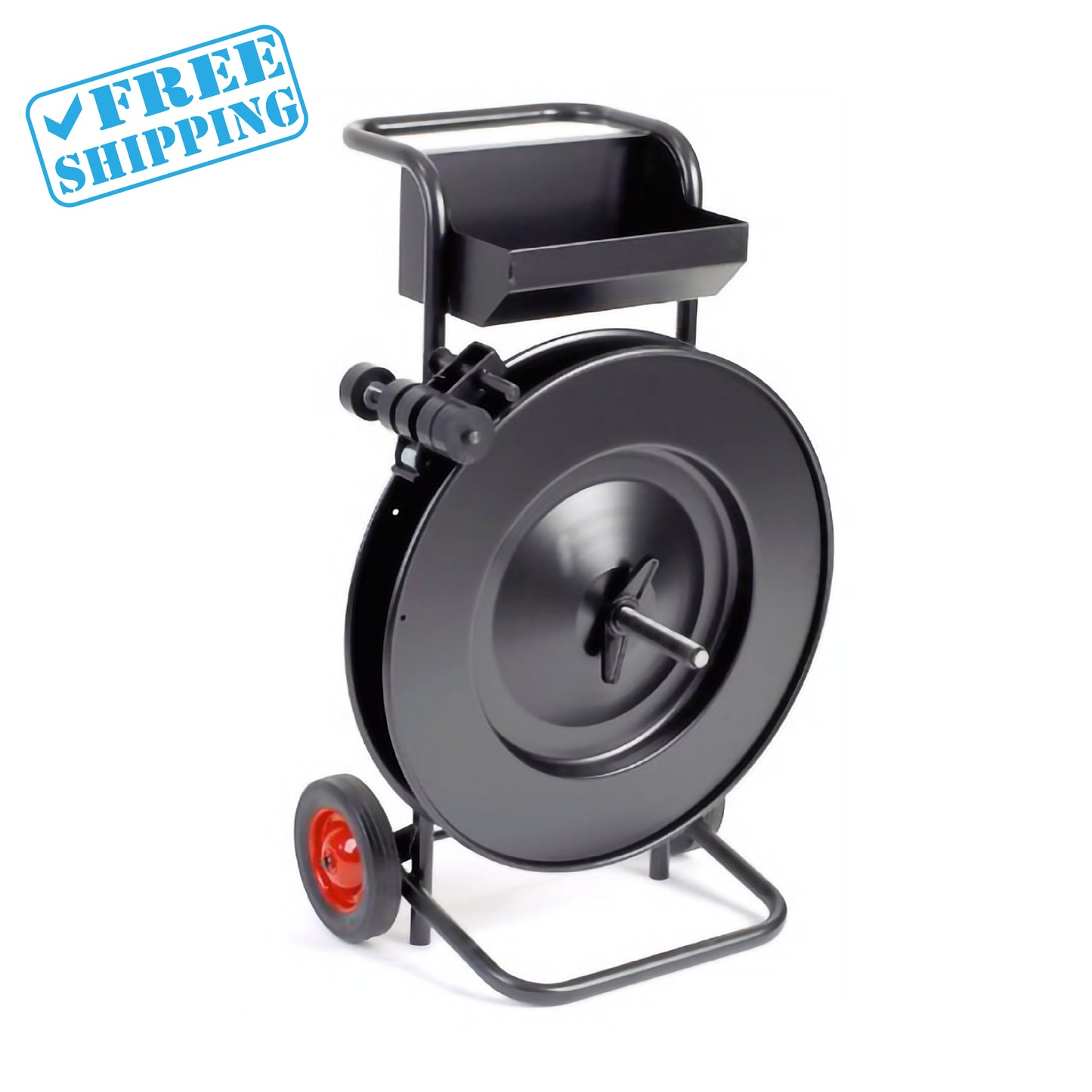 Strapping Dispenser Cart for Steel and Poly Strapping - Warehouse Instant Supplies LLC