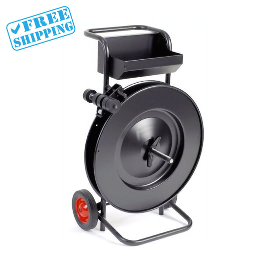 Strapping Dispenser Cart for Steel and Poly Strapping - Warehouse Instant Supplies LLC